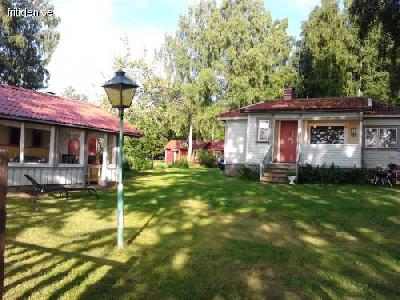 Stuga m strandtomt vid Bolmen