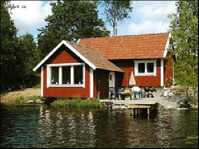Cottage Smaland by lake sauna