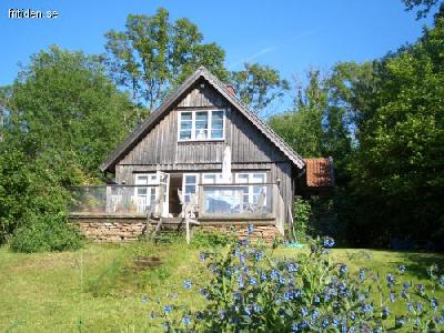 Öland. Stuga vid Kalmarsund
