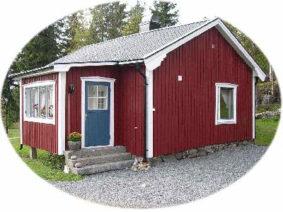 Mysig stuga på Vangsta Gård