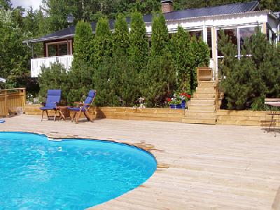 Stort havsn�ra hus pool