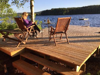 Sommarstuga med egen badstrand