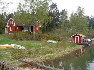 Underbart hus med egen strand