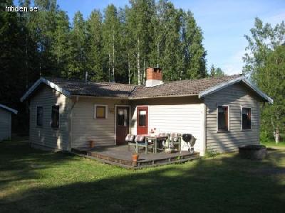 Cottage with boat and canoe