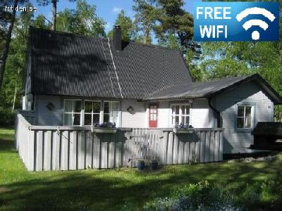 Fräsch stuga i Ystad sandskog