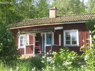 Brok�rr- Stuga i skogen, bastu