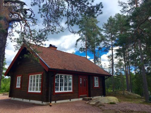 Blockhütte nähe Vimmerby.