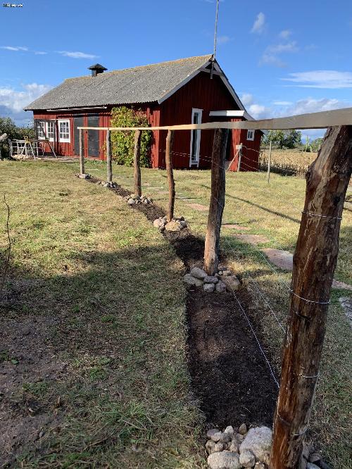 Hus på en gård på norra Öland