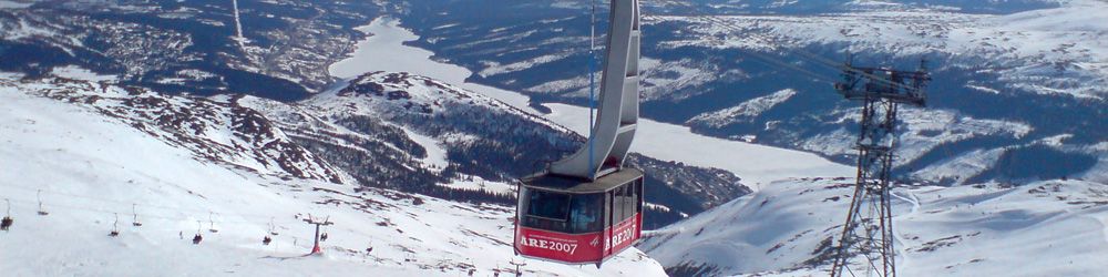 Miete eine Hütte im Åregebirge und da z.B. im Dorf Åre, in Björnen, Duved oder Tegefjäll