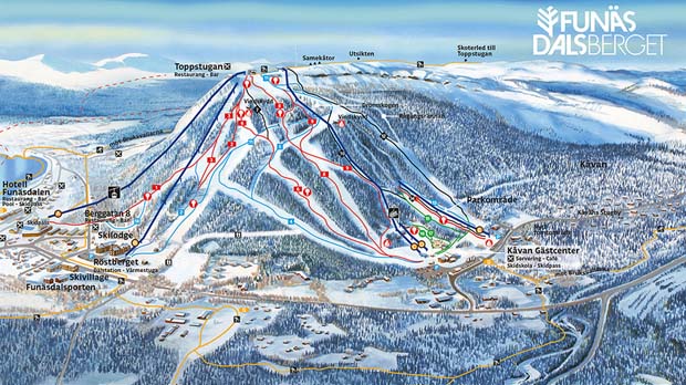 Trail map Funäsdalen