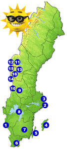 Tourist areas in Sweden where you can rent a vacation home and book accommodations