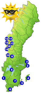 Touristengebiete in Schweden, in denen du Hütten mieten und Unterküfte buchen kannst